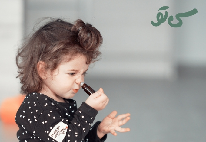 روغن بنفشه بادام در بینی